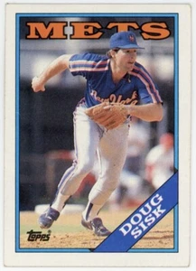 1988 Topps #763 Doug Sisk New York Mets Baseball Card - Picture 1 of 1