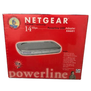 Netgear XA601 Powerline  14 Mbps USB Hubs/Switches/ Wireless/Router/Adapter- New - Picture 1 of 4