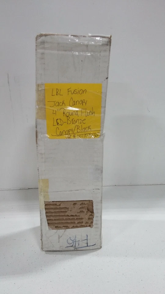 LBL Fusion Jack Canopy 4'' Round Flush LED- Bronze, Canopy/Black  - Image 1 of 4