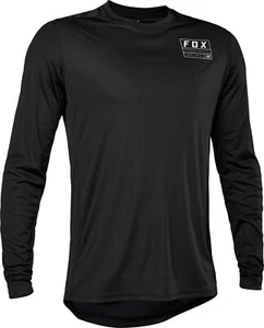 FOX Mens Adult Ranger LS Jersey Swath Black MTB/Bicycle/Bike/Downhill - Picture 1 of 3