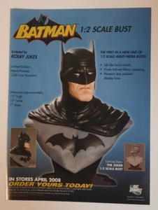 BATMAN DC Direct Scale Bust Kolby Jukes ~ Magazine PRINT AD 2008 - Picture 1 of 1