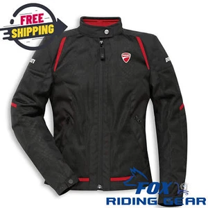 OPEN BOX - OEM Ducati Flow C4+ Fabric Motorcycle Jacket - Womans Size: MEDIUM - Picture 1 of 8