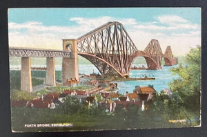 1907 Riga Latvia Russia Picture postcard cover to Larne Ireland Fourth Bridge - Picture 1 of 2