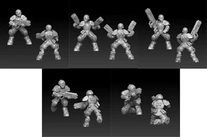 Alien GG Soldier Onmioji 28 mm 32 mm anuncio múltiple - Imagen 1 de 8