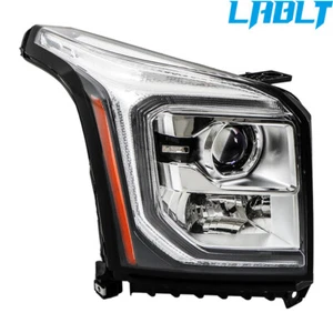 LABLT Passenger Side Headlight Headlamp HID Chrome For 2015-2020 Yukon/Yukon XL - Picture 1 of 7