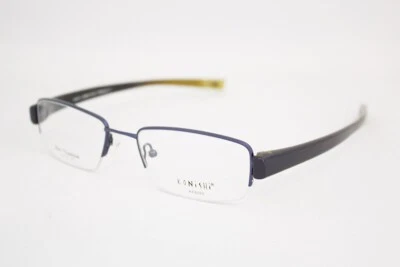 KONISHI KF8260 FLEX TITANIUM eyeglasses Frame C3 Blue 52mm MEN Half Rimless - Image 1 of 3