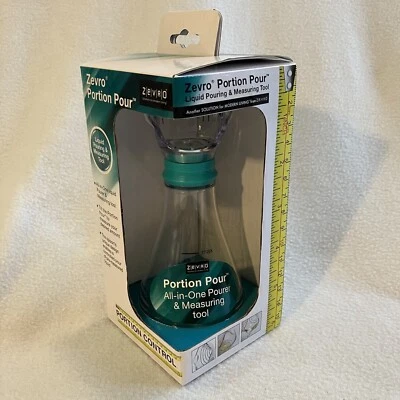 Verter porciones Zevro - Vertedor todo en uno azul y herramienta de medición tiene capacidad para 5 oz. Nuevo en caja Foto 1 de 4