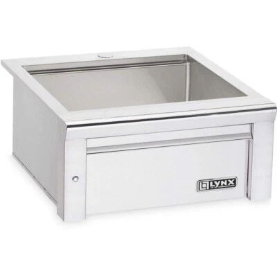 Fregadero exterior Lynx LSK24 Professional 24" Drop-In Single Bowl ACERO INOXIDABLE Nuevo Foto 1 de 4