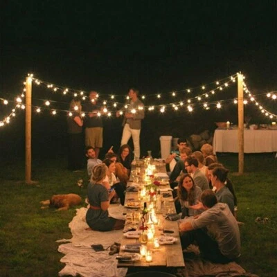 COASTACLOUD Solar Powered 21FT 30LED String Lights Garden Wedding Party Decor Waterproof US