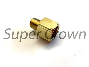 M18*1,5xPT1/4 (Innen x Außen) Messing Gewinde Reduzierstück gerade Verbinder Fitting Ф12 - Bild 1 von 3