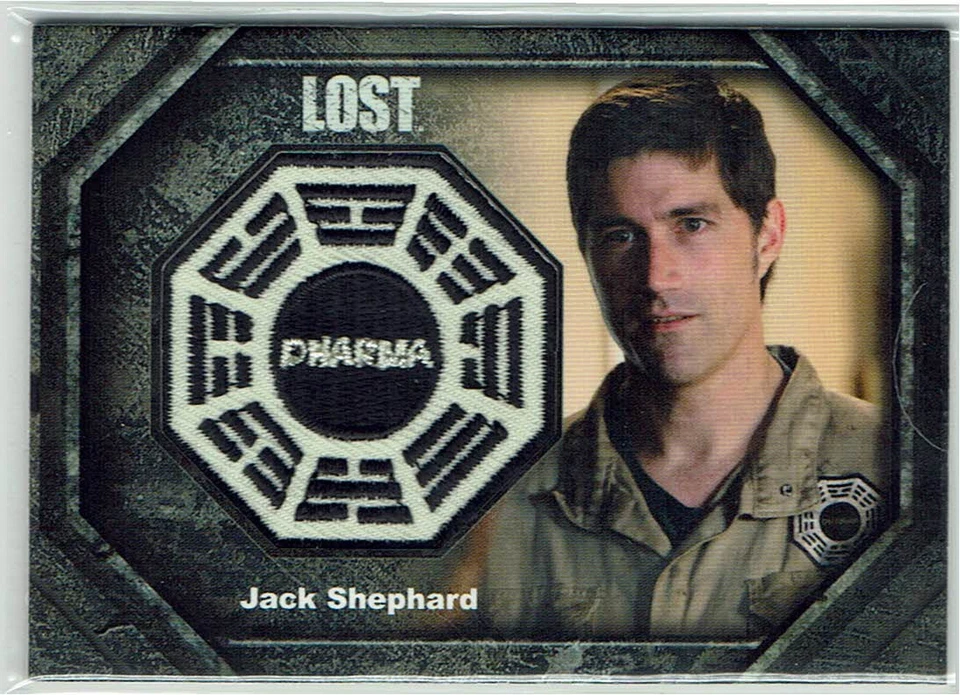 Lost Archives Dharma Patch Costume Card Matthew Fox as Jack Shepherd #020/250 - Image 1 of 1
