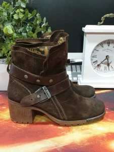 Cinturino donna marrone scamosciato FLY LONDON Lok taglia UK 6 - Foto 1 di 11