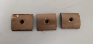 1953 1954 CHEVY INTERIOR REAR WINDOW WINDSHIELD TRIM CONNECTOR CLIPS 3 PCS - Picture 1 of 2