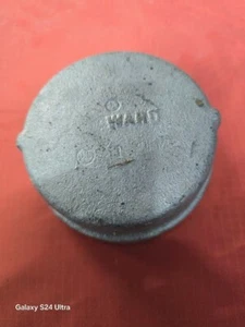 Tapa roscada de hierro maleable galvanizado de 4 pulgadas - Imagen 1 de 6