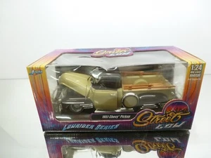 JADA TOYS 53001 1951 CHEVY PICKUP - BROWN+BEIGE 1:24 - GOOD CONDITION IN BOX - Picture 1 of 7