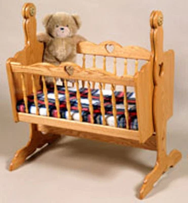 BLUEPRINT...PLAN...BABY CRADLE Woodworking Blueprint Plan