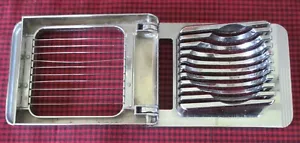 Vintage Leifheit Polished Stainless Steel Metal Wire Heavy Duty Egg~Fruit Slicer - Picture 1 of 7