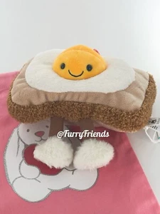 NWT jellycat Egglantine Egg on Toast include love heart bunny dust bag - Picture 1 of 3