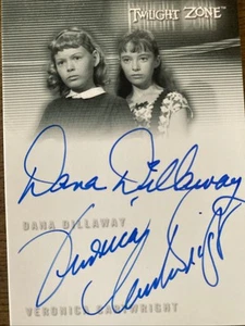 2019 Twilight Zone DILLAWAY & CARTWRIGHT DA-2 autographs RITTENHOUSE - Picture 1 of 2