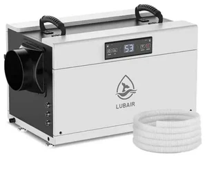 Edendirect145 pt. 6,000 sq.ft. Bucketless Commercial Dehumidifier in White... - Picture 1 of 6