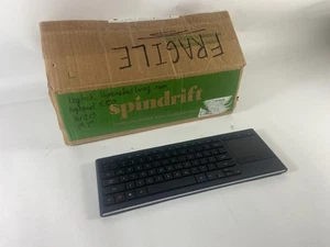 Logitech K830 Illuminated Living Room Kabellose Tastatur mit Touchpad - Schwarz - Bild 1 von 6