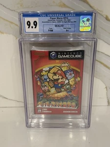 Japanese Paper Mario RPG Nintendo GameCube JP Sealed New CGC 9.9 A++ RARE - Picture 1 of 6