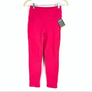 NUX Hot Pink Compression Leggings Women's Size Large NWT - Picture 1 of 5