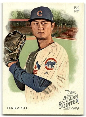 2019 Topps Allen & Ginter #371 Yu Darvish Chicago Cubs - Image 1 of 2