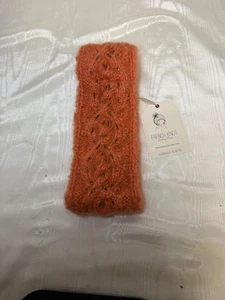 NUDO FRANCÉS MUJER DIADEMA MOHAIR HECHA A MANO MELOCOTÓN -NUEVO CON ETIQUETAS- - Imagen 1 de 4