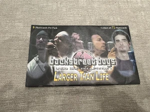 NEW SEALED 2000 Panini Backstreet Boys - Larger Than Life - Photocards Pack - Picture 1 of 2