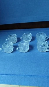five glass cup for antique childspunch bowl - Picture 1 of 2