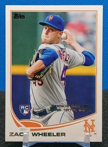 Zack Wheeler RC 2013 Topps Update #US220 New York Mets Rookie Debut - Picture 1 of 8