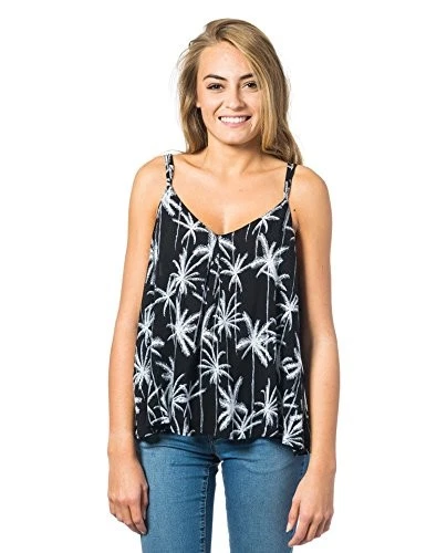 RIP CURL Damen Top Island Love Tanktop Friezeit Shirt Bluse, Schwarz, XXS - Bild 1 von 1