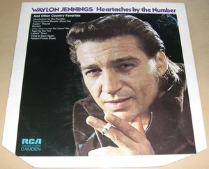 WAYLON JENNINGS - Heartaches By the Number (LP, 1972) Very Good+ - Bild 1 von 1