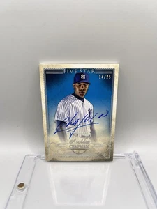 Aroldis Chapman 2016 Topps Five Star Gold Auto #14/25 Yankees W/ Mag - Picture 1 of 2