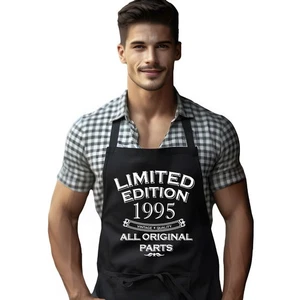 1995 Limited Edition Kitchen Cooking BBQ Apron 30th Birthday Thirty 30 Years Old - Picture 1 of 6