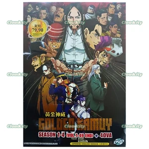DVD Anime Golden Kamuy Season 1-4 Complete Series (1-49 End + 4 OVA) English Dub - Picture 1 of 10