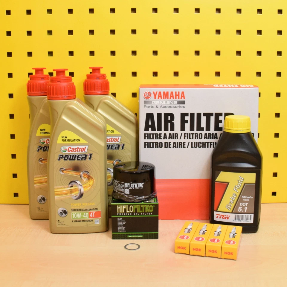 Yamaha FZS 600 98-03 RJ02 Original Luftfilter Ölfilter Zündkerzen Öl S n Fazer - Bild 1 von 1