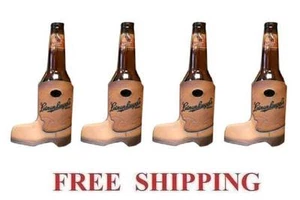 LEINENKUGELS COWBOY BOOT 4 BEER BOTTLE COOLERS HUGGIE KOOZIE COOLIE COOZIE NEW - Picture 1 of 1
