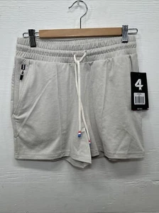 FourLaps Stratus Short Activewear Damen XS haferflocken meliert Fitnessstudio Training neu mit Etikett $ 68. - Bild 1 von 10