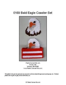 Juego de montaña rusa Bald Eagle - patrón o kit de lona de plástico - Imagen 1 de 1