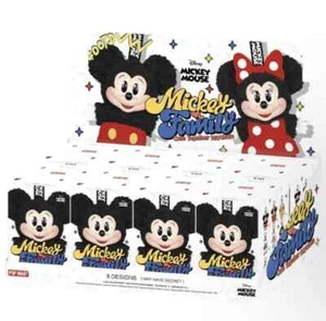 POP MART Mickey Family Lindo Llavero Juntos Serie - Estuche SELLADO (8 Piezas) - Imagen 1 de 3