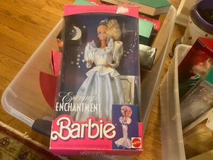 EVENING ENCHANTMENT BARBIE, 1989 LIMITED EDITION, BLUE EYES, NEW IN BOX - Picture 1 of 2