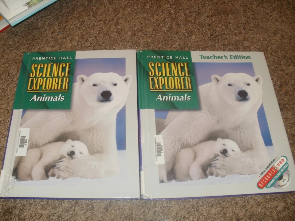 Prentice Hall Science Explorer ANIMALS Student Textbook & Teacher's Edition SET - Image 1 of 1