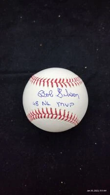 Bob Gibson signed "68 NL MVP" St. Louis Cardinals autographed MLB baseball JSA - Image 1 of 4