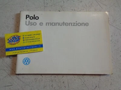 LIBRETTO USO E MANUTENZIONE VOLKSWAGEN POLO MK2 - EDIZIONE 87 - 88 - ORIGINALE - Immagine 1 di 2