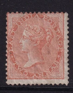 STAMPS-INDIA. 1858. 2a Orange. No Watermark SG44 - mounted mint - Picture 1 of 2