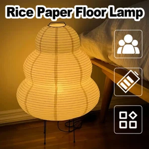Japanese Rice Paper Desk Lamp Desktop Decorative Style Led Eu Desk Lamp Design - Picture 1 of 11