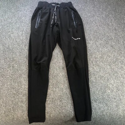 Pantalones Alphalete Para Hombre Pequeños Negros Tecnología Joggers Rendimiento Infinito Entrenamiento Foto 1 de 4