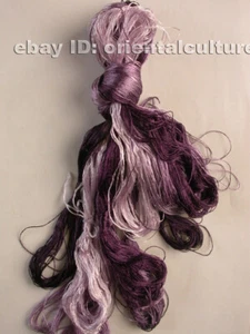 Chinese 100%real natural mulberry silk,hand-dyed embroidery silk floss/thread - Picture 1 of 4